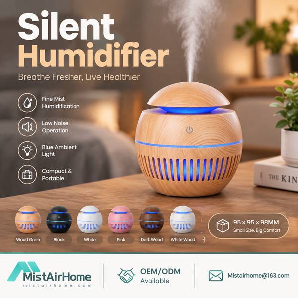 Ultrasonic Quiet Humidifier - MistAirHome Quiet Humidifier OEM Manufacturer in China Best Ultrasonic Quiet Humidifier Bulk Supplier | Santo Domingo, Dominican Republic - CE CB MistAirHome