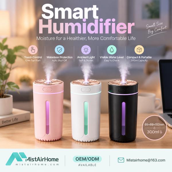SM-400 600 mL Smart Desk Humidifier smart humidifier for Haifa wholesale buyers