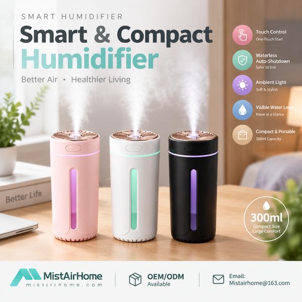 Smart Humidifier for Women for Hungary Buyers (WL-SM03V PLUS): Mistairhome Smart Humidifier Export b