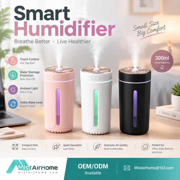 Smart Humidifier - MistAirHome Smart Humidifier OEM Manufacturer in China Best Smart Humidifier Factory Supplier | Melbourne, Australia - CE CB RED MistAirHome